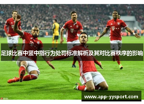 足球比赛中竖中指行为处罚标准解析及其对比赛秩序的影响